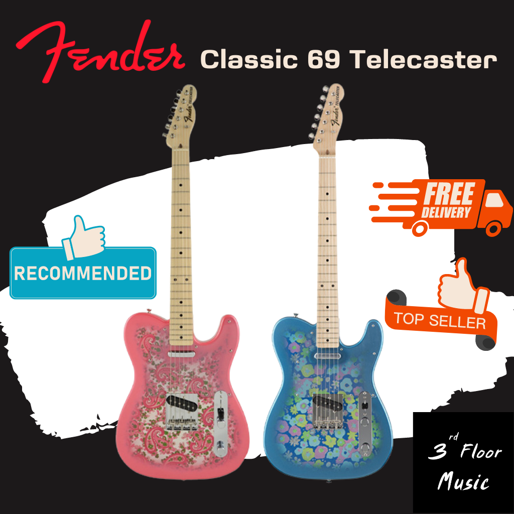 Fender Classic '69 Pink Paisley Telecaster กีต้าร์ไฟฟ้า